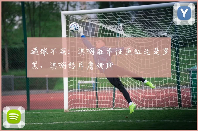 遇球不满：淇嗨狂举证鱼缸论是罗黑，淇嗨怒斥詹姆斯